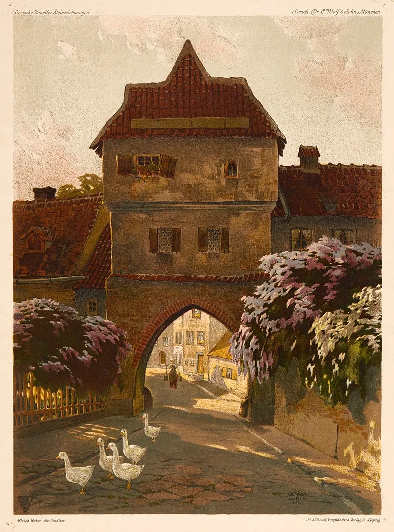 At The City Gate Wall Art by Ulrich Weber - High-Resolution Digital Print