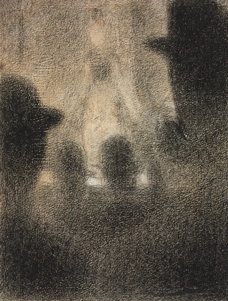 At The Concert Parisien Wall Art by Georges Seurat - High-Resolution Digital Print