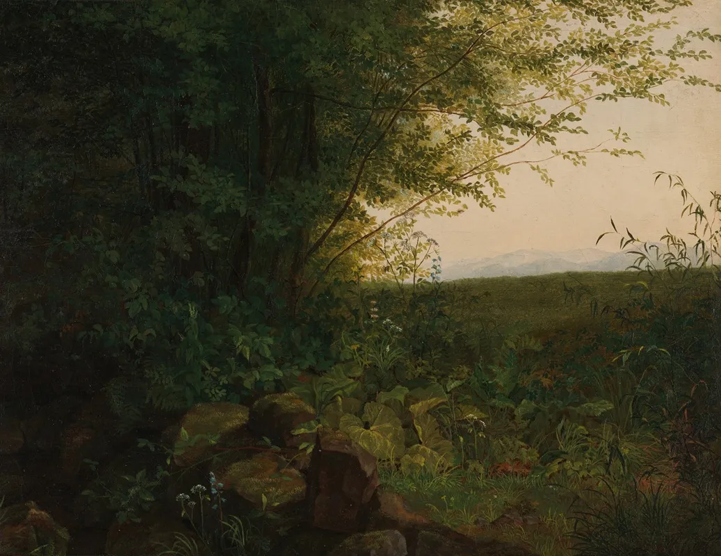 At The Edge Of The Forest 2 Wall Art by August Heinrich - High-Resolution Digital Print