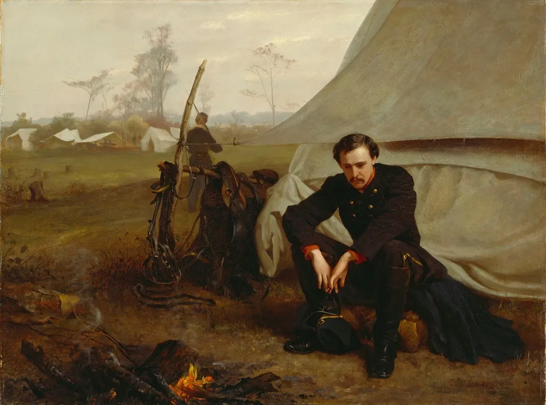 At The Front Wall Art by George Cochran Lambdin - High-Resolution Digital Print