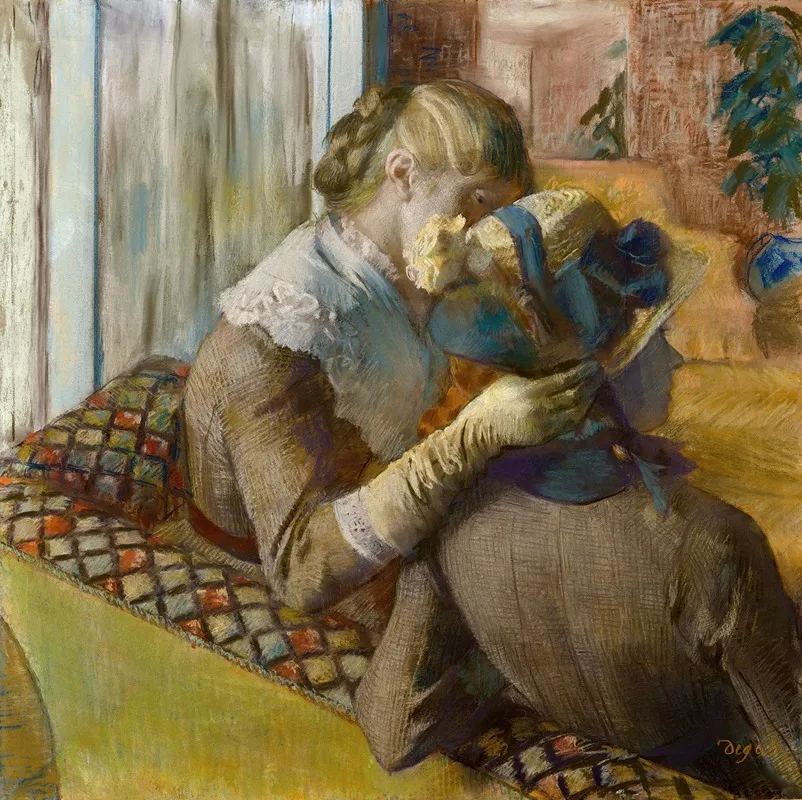 At The Milliners Wall Art by Edgar Degas - High-Resolution Digital Print