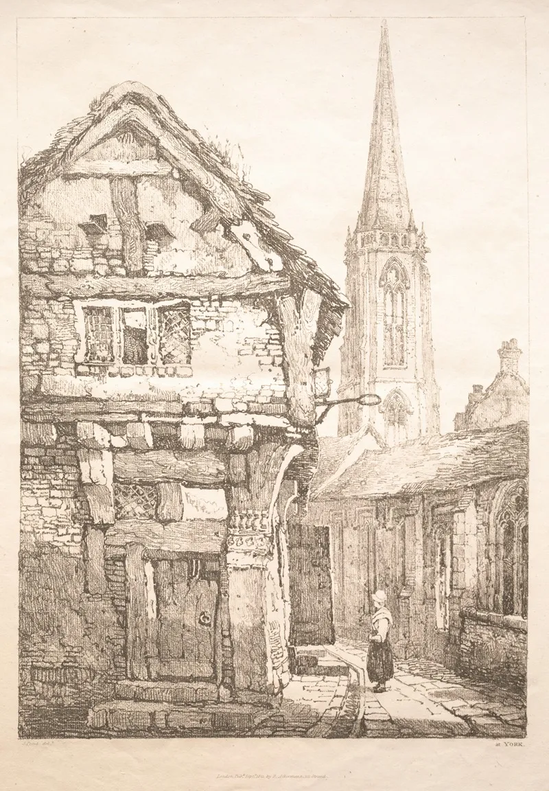 At York Street Beside Cloister Wall