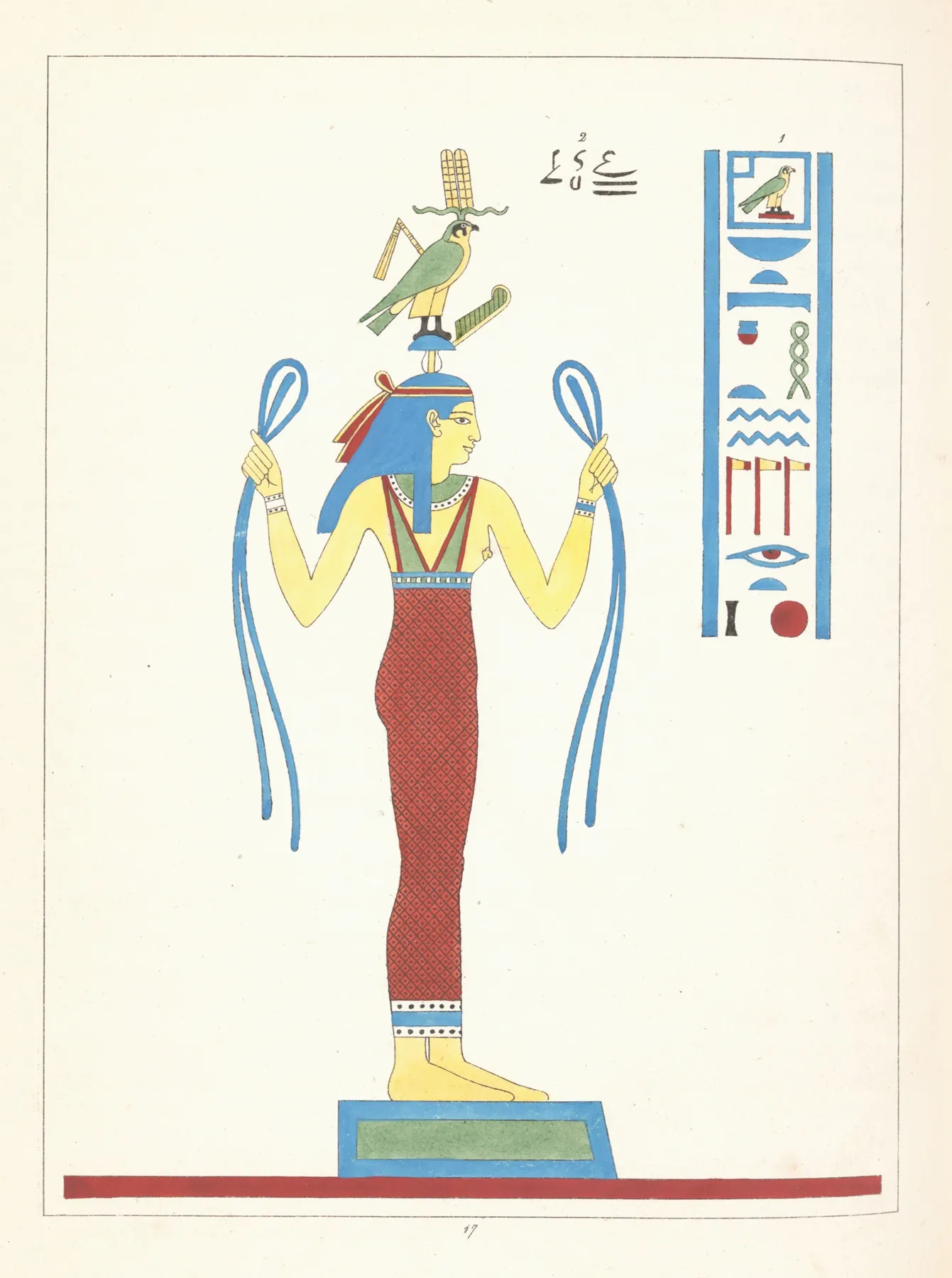 Athor Ou Hathor Athor Athyr Atar Aphrodite Venus Wall Art by Léon-Jean-Joseph Dubois - High-Resolution Digital Print