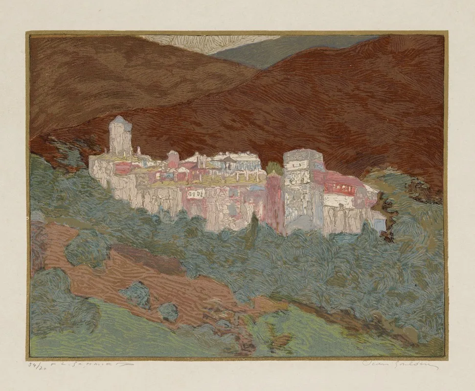 Athos Le Monastere De Valopedie