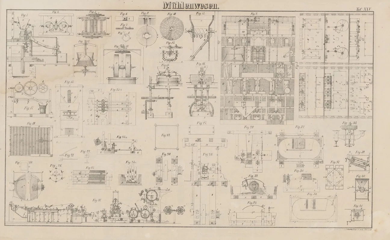 Atlas Der Abbildungen Pierers Universal Lexikon Pl 35 Wall Art by Heinrich August Pierer - High-Resolution Digital Print