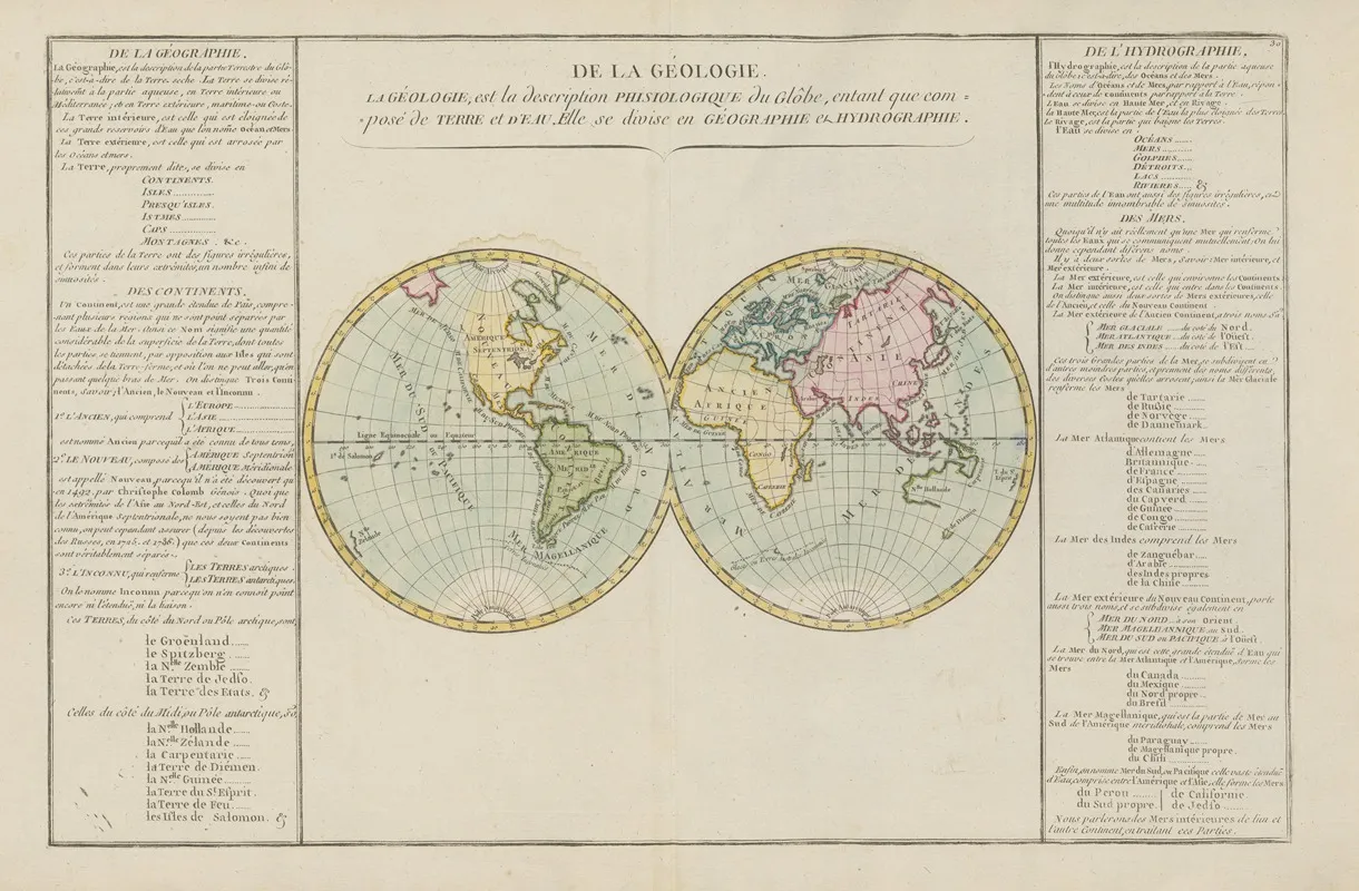 Atlas Methodique Et Elementaire De Geographie Pl 24 Wall Art by Claude Buy de Mornas - High-Resolution Digital Print