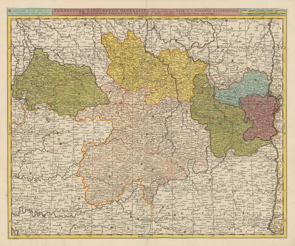 Atlas Nouveau Contenant Toutes Les Parties Su Monde Pl 015 Wall Art by Covens &amp; Mortier - High-Resolution Digital Print