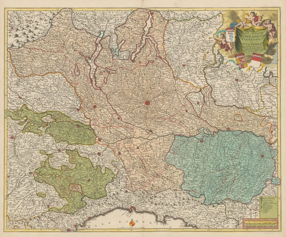 Atlas Nouveau Contenant Toutes Les Parties Su Monde Pl 037 Wall Art by Covens & Mortier - High-Resolution Digital Print