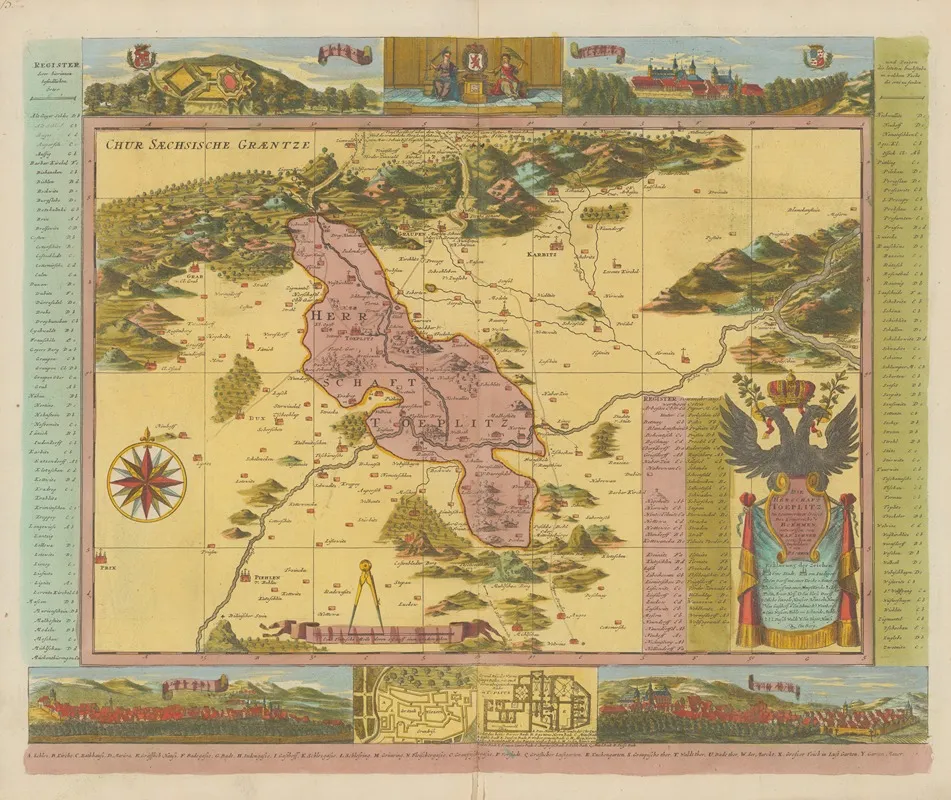 Atlas Nouveau Contenant Toutes Les Parties Su Monde Pl 048 Wall Art by Covens & Mortier - High-Resolution Digital Print