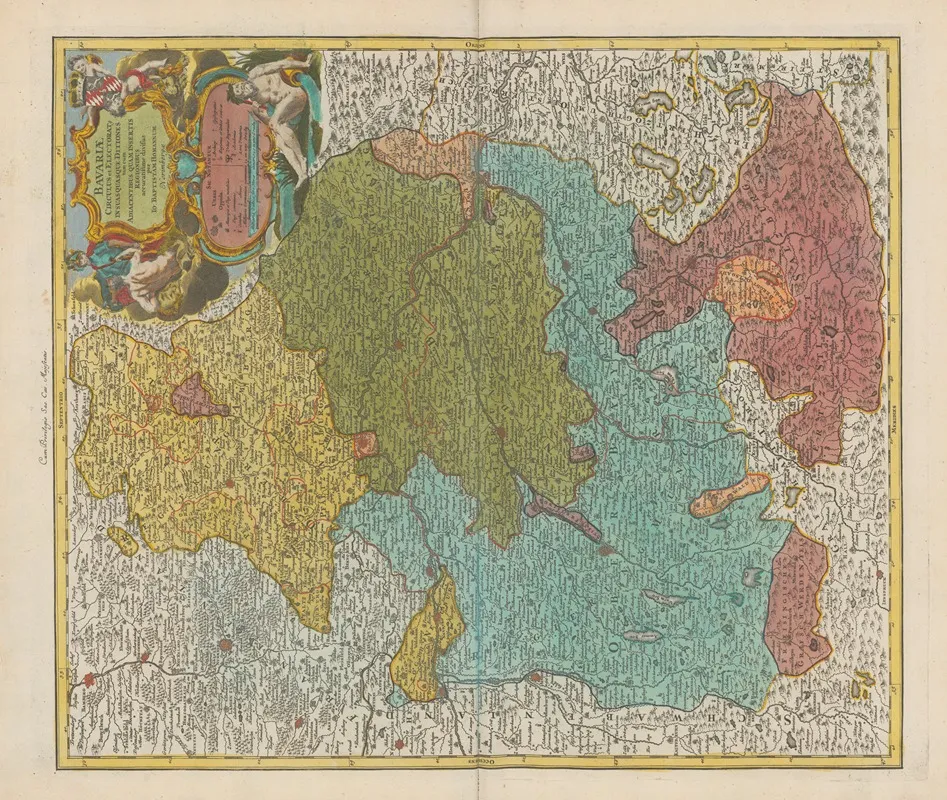 Atlas Nouveau Contenant Toutes Les Parties Su Monde Pl 052 Wall Art by Covens &amp; Mortier - High-Resolution Digital Print