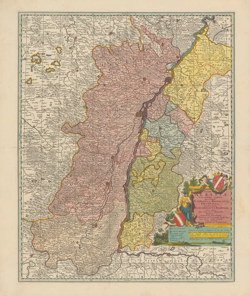 Atlas Nouveau Contenant Toutes Les Parties Su Monde Pl 056 Wall Art by Covens & Mortier - High-Resolution Digital Print