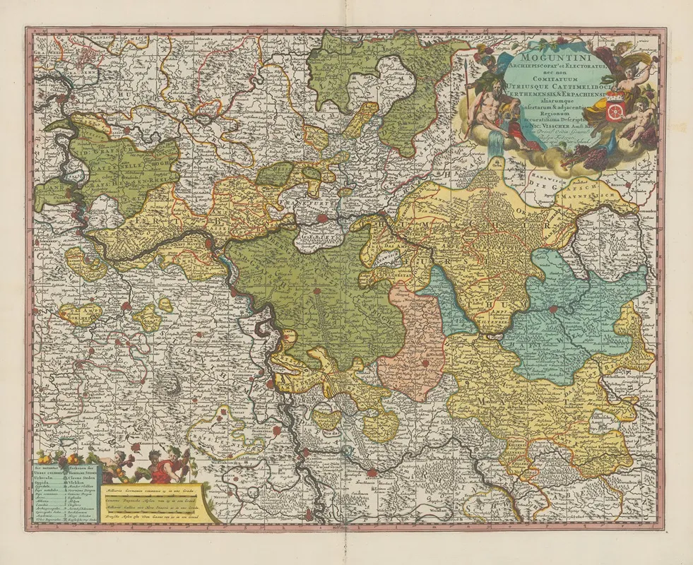 Atlas Nouveau Contenant Toutes Les Parties Su Monde Pl 059 Wall Art by Covens &amp; Mortier - High-Resolution Digital Print