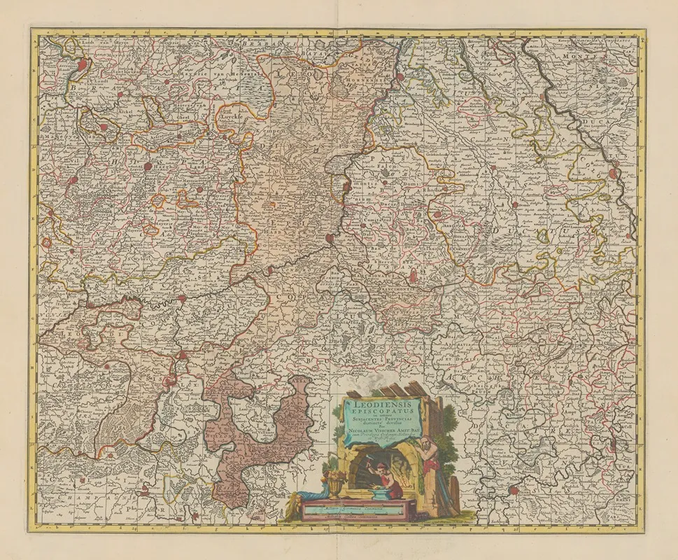 Atlas Nouveau Contenant Toutes Les Parties Su Monde Pl 063 Wall Art by Covens & Mortier - High-Resolution Digital Print