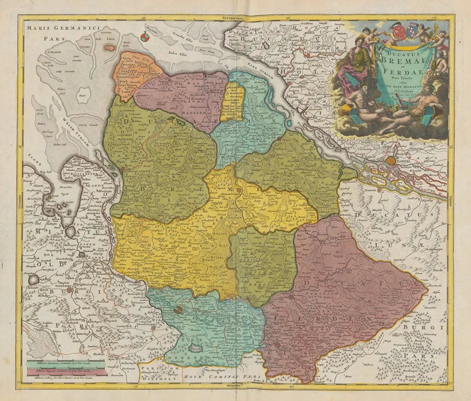 Atlas Nouveau Contenant Toutes Les Parties Su Monde Pl 066 Wall Art by Covens &amp; Mortier - High-Resolution Digital Print