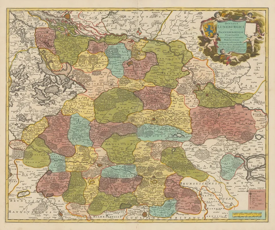 Atlas Nouveau Contenant Toutes Les Parties Su Monde Pl 073 Wall Art by Covens & Mortier - High-Resolution Digital Print
