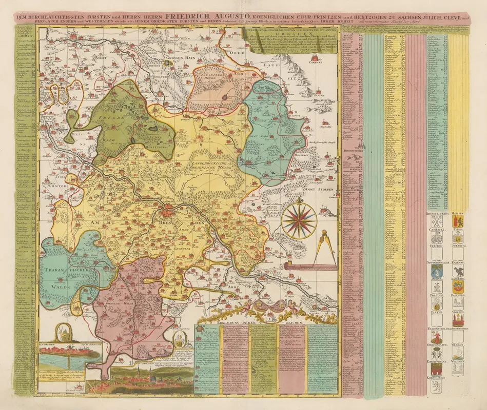 Atlas Nouveau Contenant Toutes Les Parties Su Monde Pl 080 Wall Art by Covens &amp; Mortier - High-Resolution Digital Print