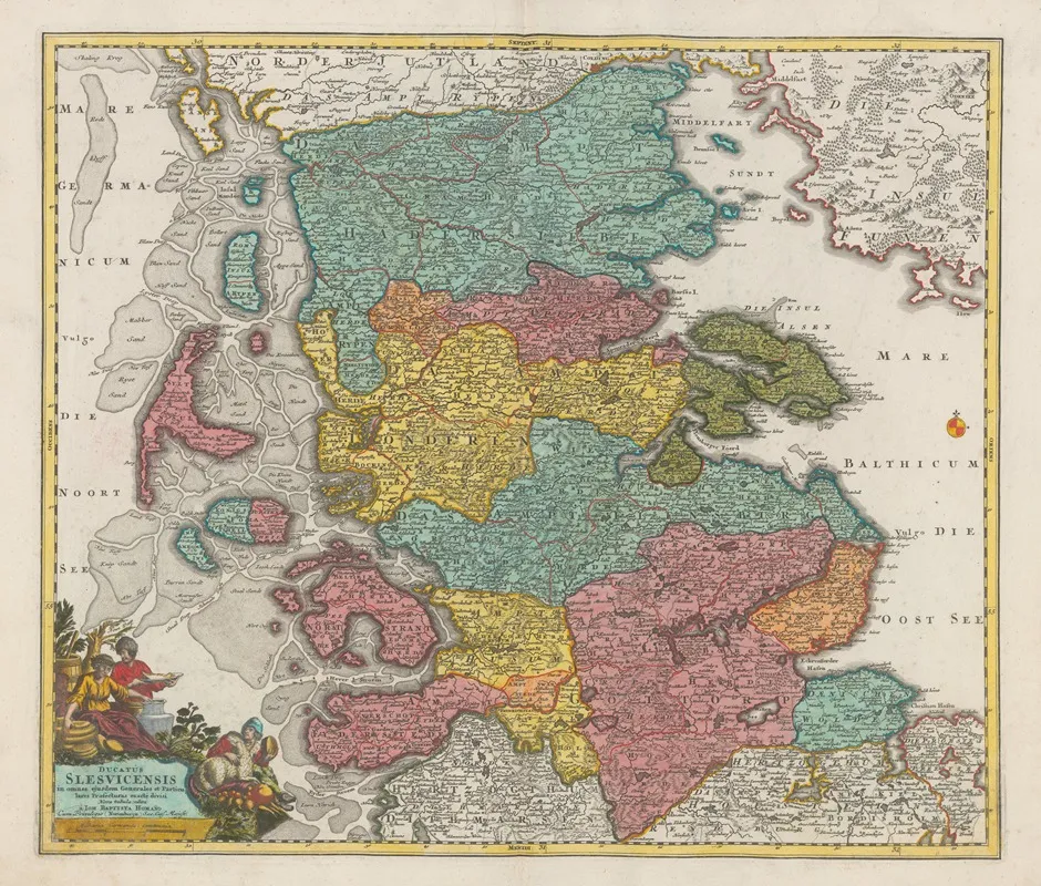 Atlas Nouveau Contenant Toutes Les Parties Su Monde Pl 088 Wall Art by Covens & Mortier - High-Resolution Digital Print