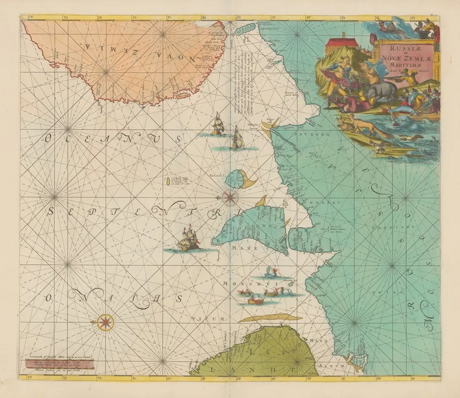 Atlas Nouveau Contenant Toutes Les Parties Su Monde Pl 121 Wall Art by Covens & Mortier - High-Resolution Digital Print