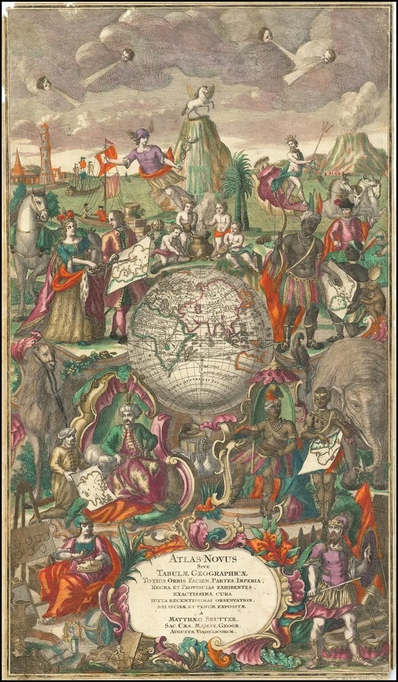 Atlas Novus Sive Tabulae Geographicae Totius Orbis Taciem Wall Art by Matthäus Seutter - High-Resolution Digital Print
