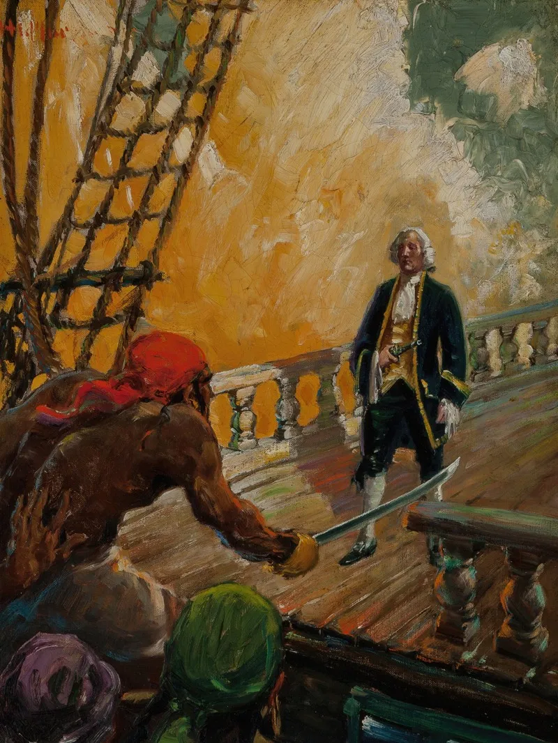 Attack On The High Seas Wall Art by Henry Cruse Murphy - High-Resolution Digital Print