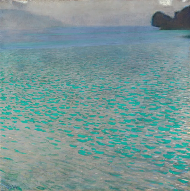 Attersee Wall Art by Gustav Klimt - High-Resolution Digital Print
