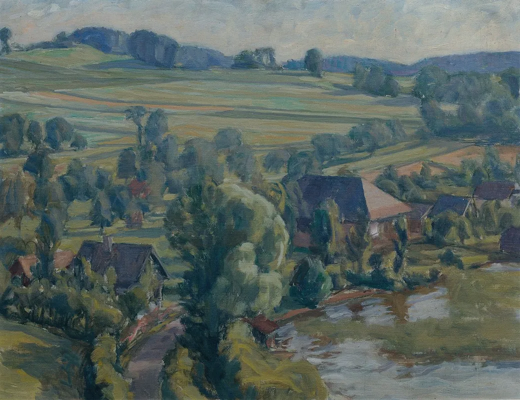 Atterseelandschaft Bei Unterbuchberg