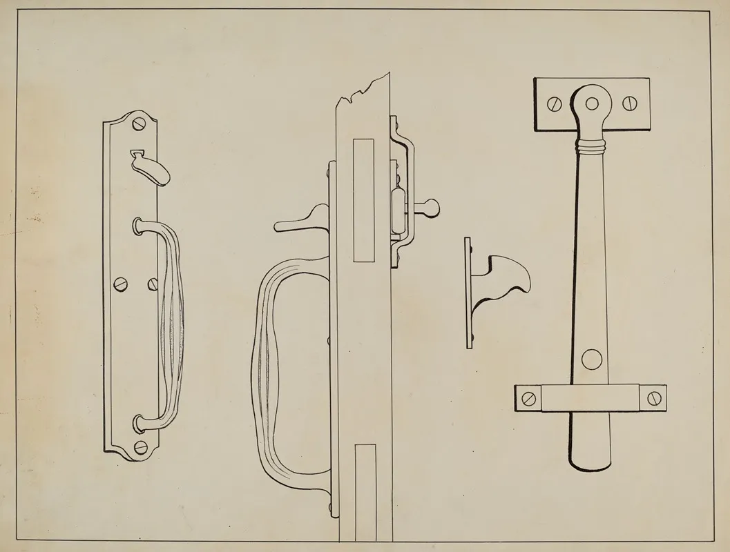 Attic Door Latch 2