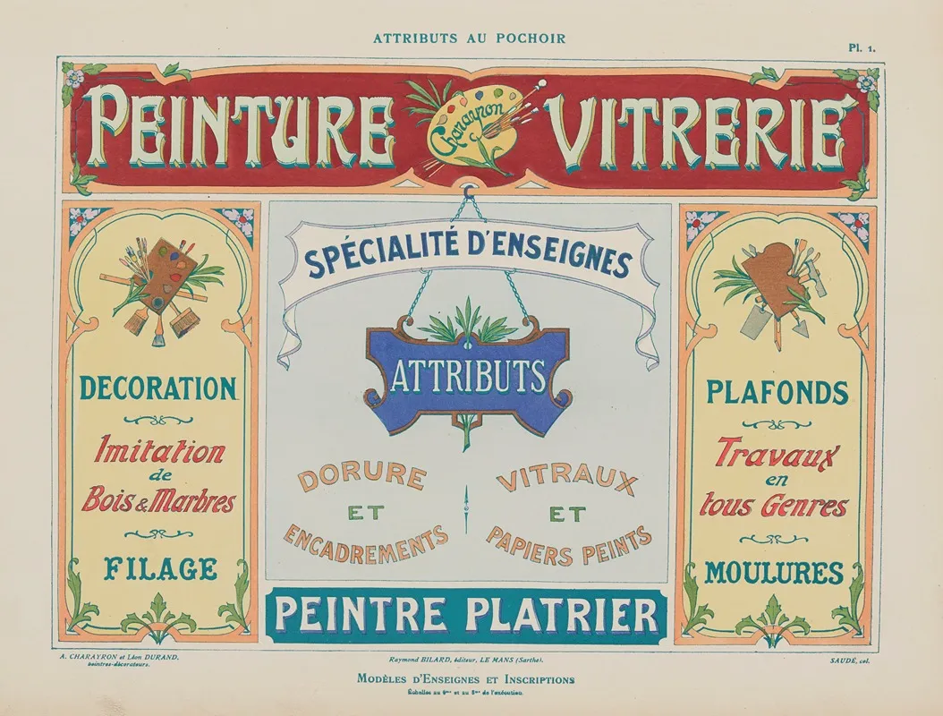 Attributs Au Pochoir Pl 02