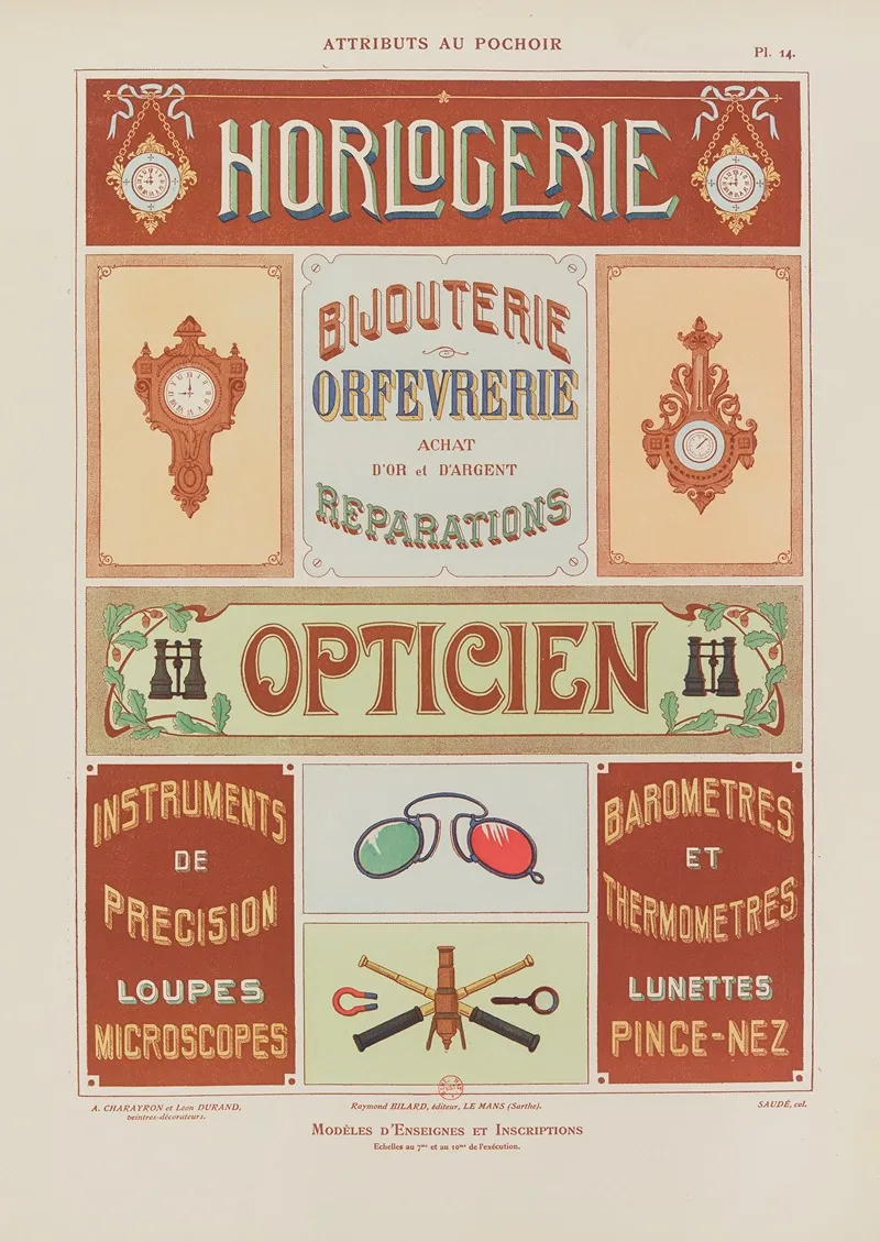Attributs Au Pochoir Pl 15