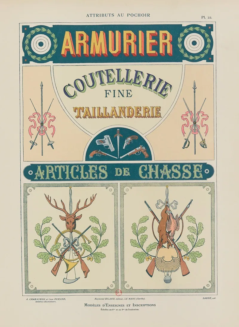 Attributs Au Pochoir Pl 23