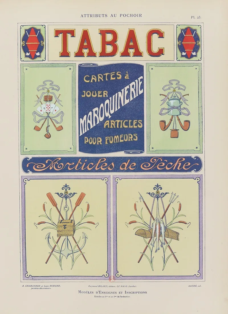 Attributs Au Pochoir Pl 24