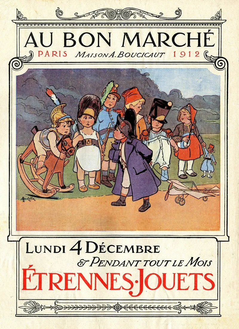 Au Bon Marche Etrennes Jouets 3 Wall Art by Marcellin Auzolle - High-Resolution Digital Print