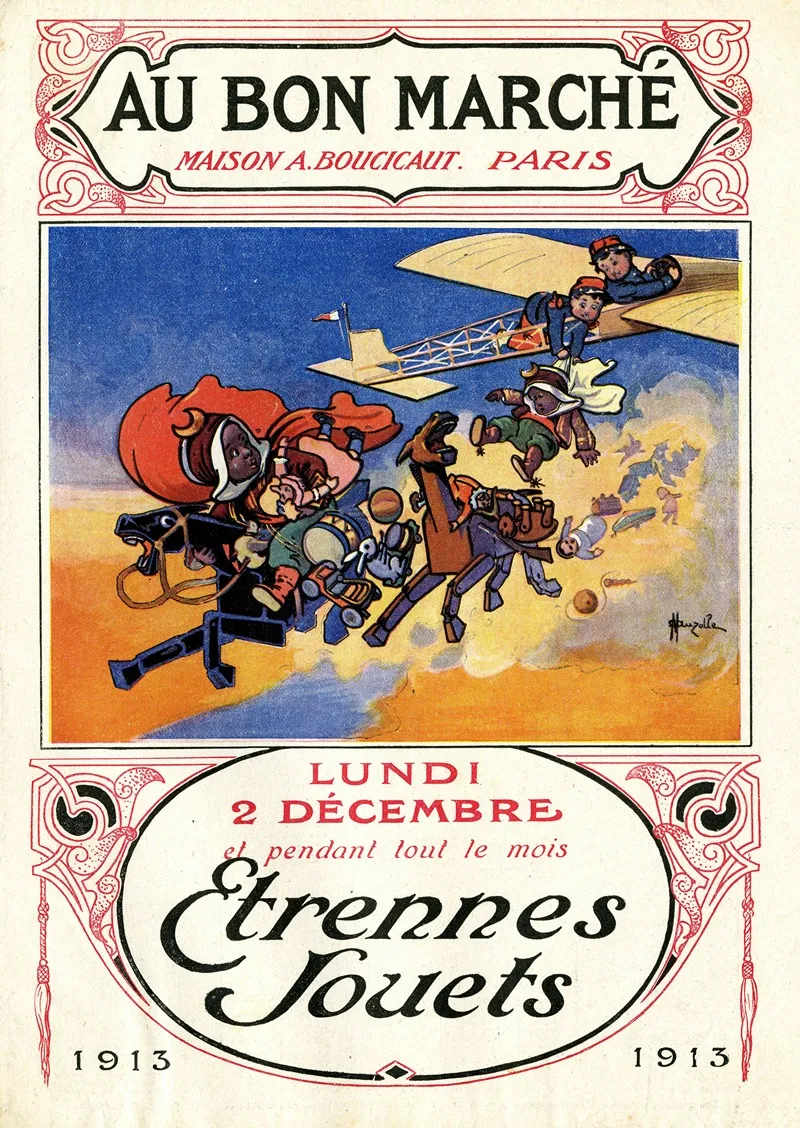 Au Bon Marche Etrennes Jouets 4 Wall Art by Marcellin Auzolle - High-Resolution Digital Print