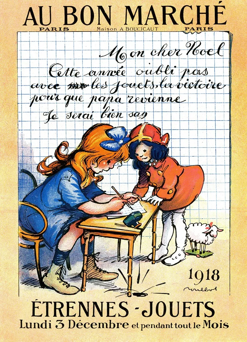 Au Bon Marche Etrennes Jouets 5 Wall Art by Moullot - High-Resolution Digital Print