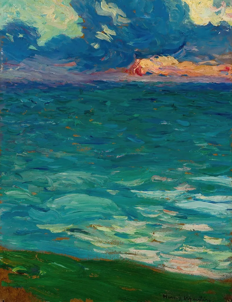 Au Bord De La Mer 2 Wall Art by Henri Martin - High-Resolution Digital Print