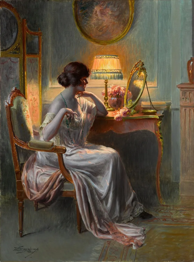 Au Boudoir Wall Art by Delphin Enjolras - High-Resolution Digital Print