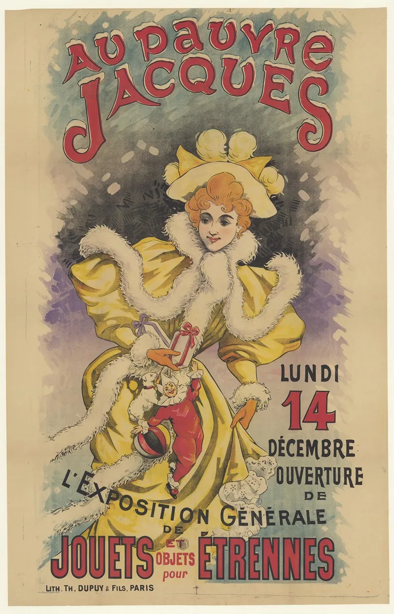 Au Pauvre Jacques Wall Art by Th. Dupuy &amp; Fils - High-Resolution Digital Print