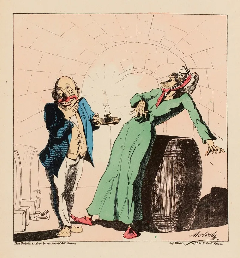 Au Secours Monsieur Pamphile Je Sens Un Rat Un Rat Wall Art by Moloch (Alphonse Hector Colomb) - High-Resolution Digital Print