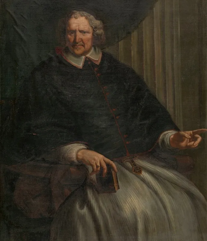 Aubertus Van Eede Bishop Of Antwerp Wall Art by Jan Erasmus Quellinus - High-Resolution Digital Print