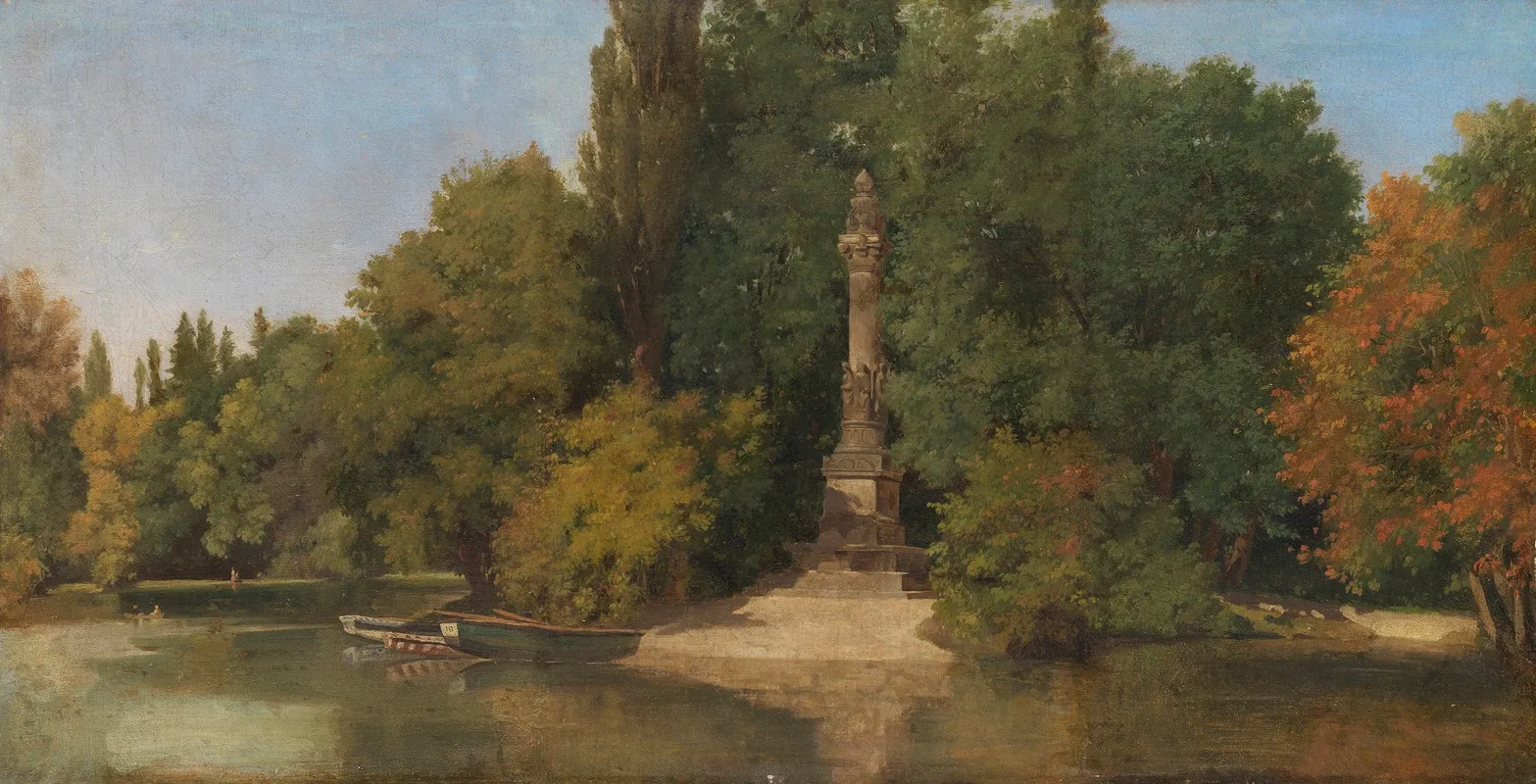 Auf Der Gauernitzer Elbinsel Wall Art by Gustav Friedrich Papperitz - High-Resolution Digital Print
