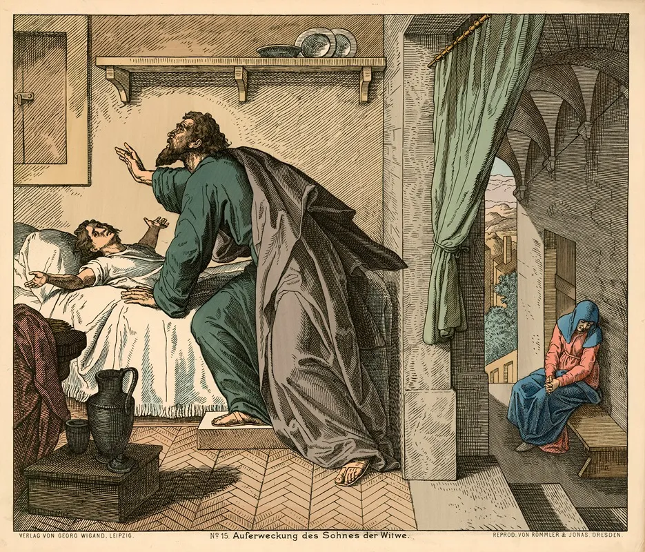 Auferweckung Des Sohnes Der Witwe Elijah Raising The Widows Son