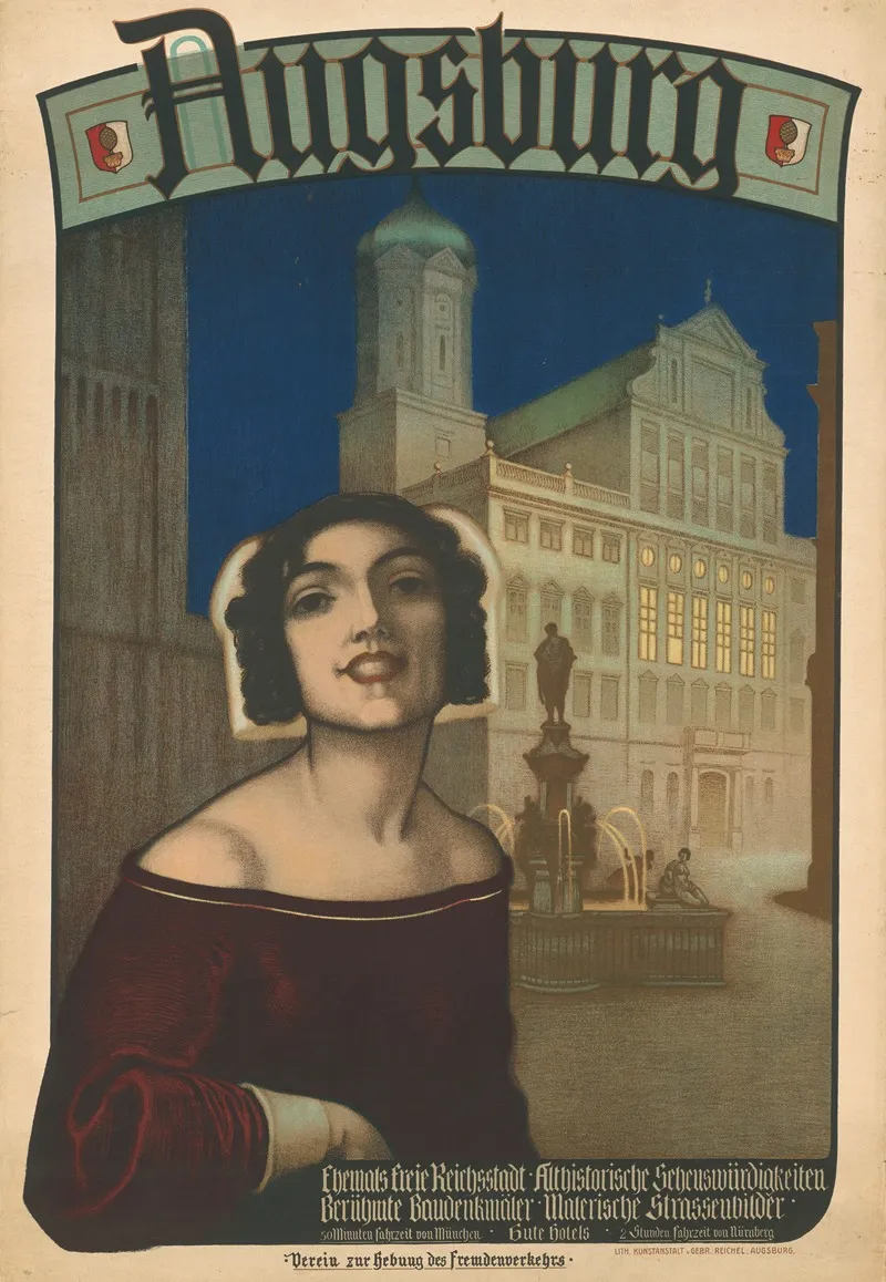 Augsburg Wall Art by Kunstanstalt Gebrüder Reichel - High-Resolution Digital Print