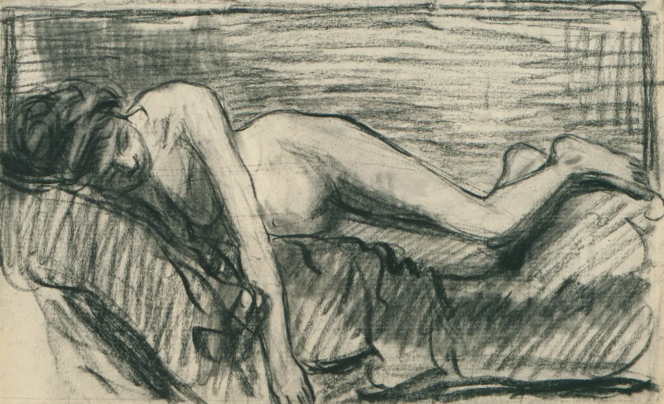 Augustine Pautre Naakt Ziek Te Bed