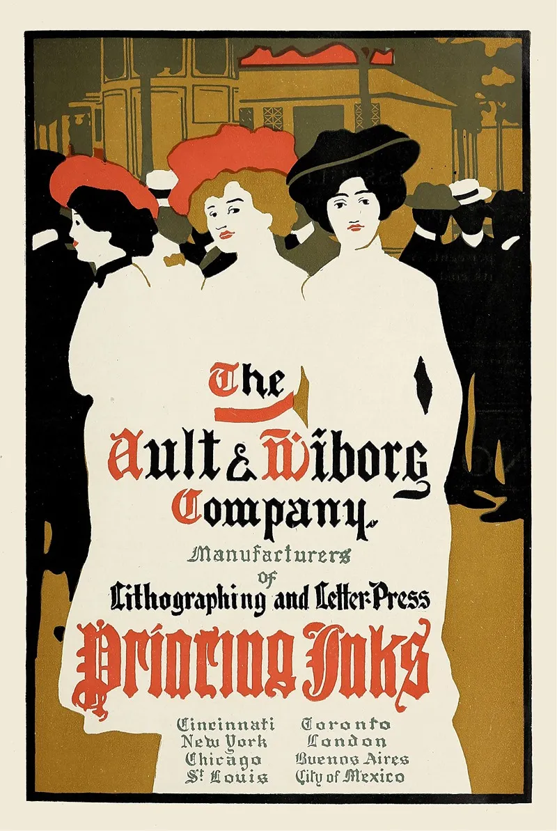 Ault And Wiborg Ad 020 Wall Art by Anonymous - High-Resolution Digital Print