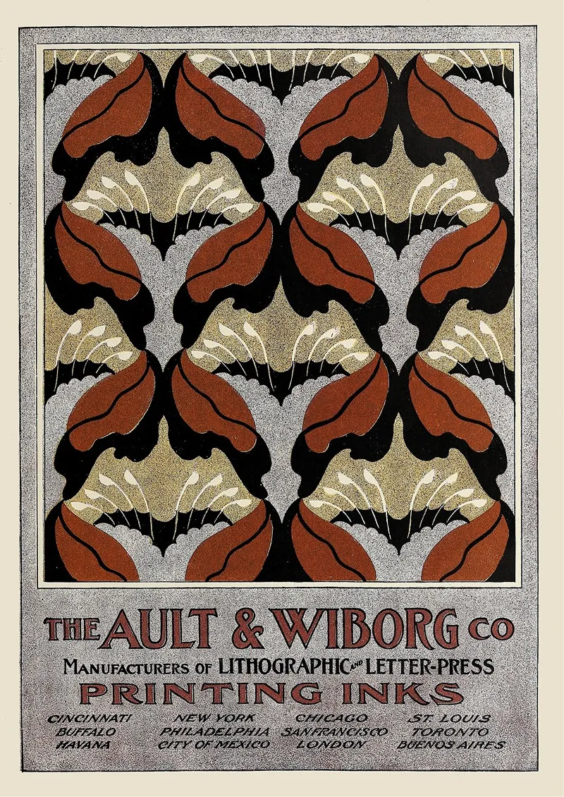 Ault And Wiborg Ad 030 Wall Art by Anonymous - High-Resolution Digital Print