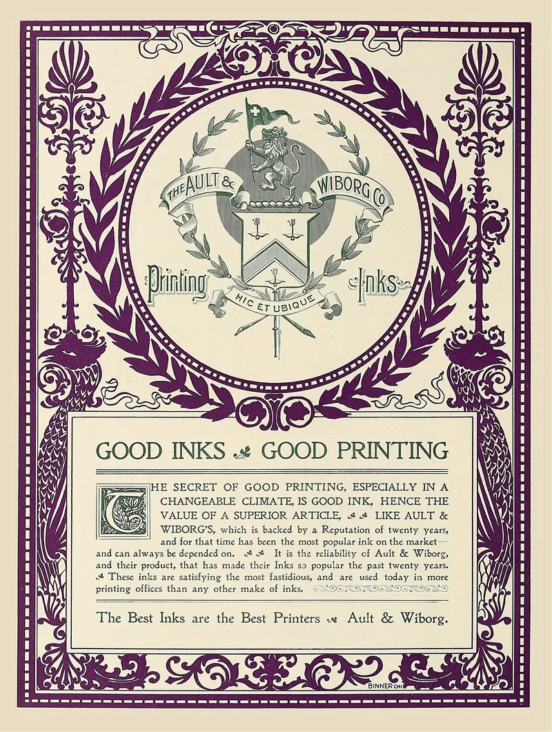 Ault And Wiborg Ad 061 Wall Art by Anonymous - High-Resolution Digital Print