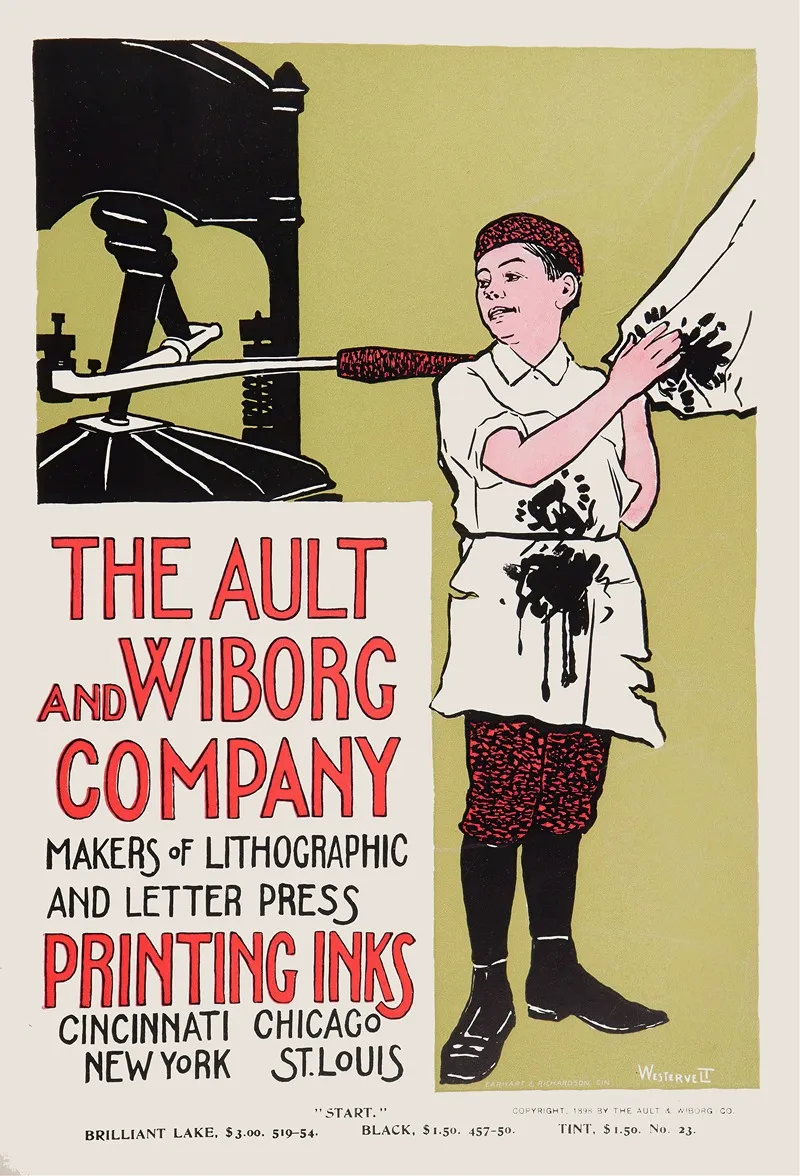 Ault And Wiborg Ad 117 Wall Art by Anonymous - High-Resolution Digital Print
