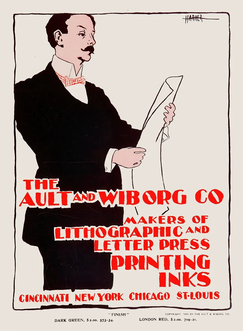 Ault And Wiborg Ad 119 Wall Art by Anonymous - High-Resolution Digital Print