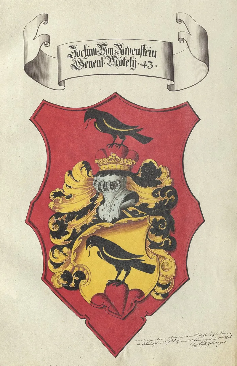 Aus Ms 300 Seite 68r Wall Art by Johann Ulrich Fitzi - High-Resolution Digital Print