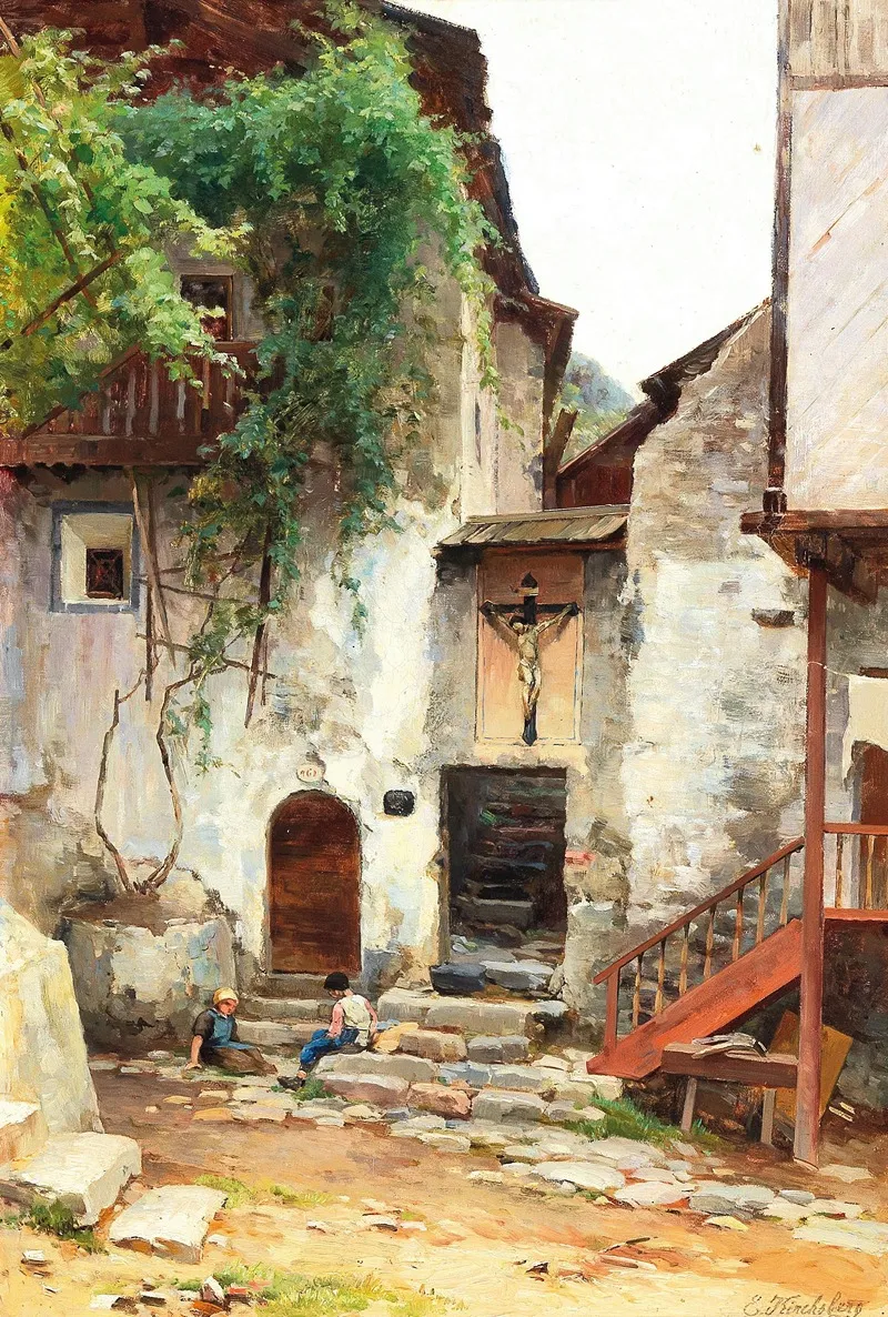 Aus Tirol Wall Art by Ernestine von Kirchsberg - High-Resolution Digital Print